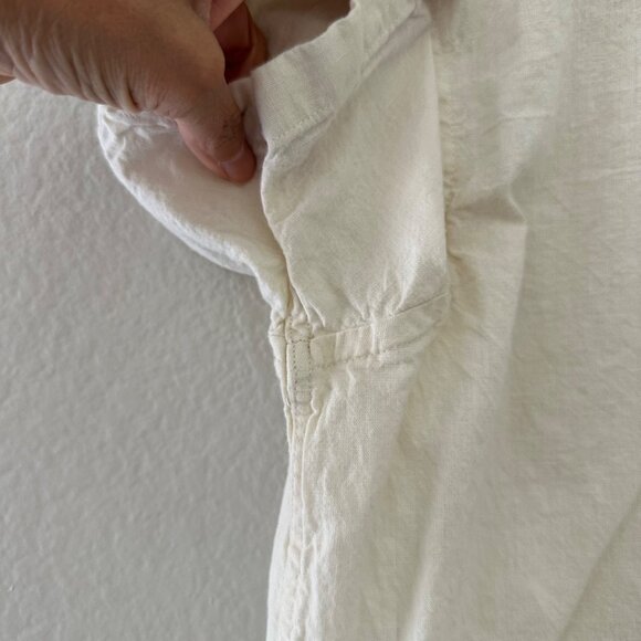 Zara Men Retro Inspired Crochet Knit Button Up Shirt Short Sleeve Cotton Blend M - Picture 6 of 16